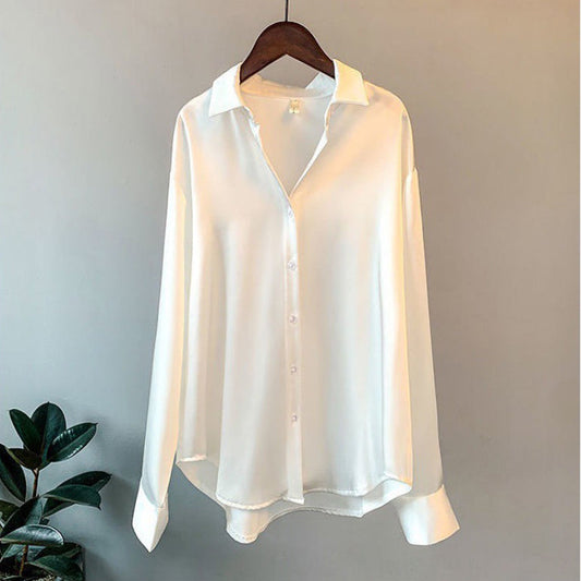 Ivyshape | Women's Silk Blouse