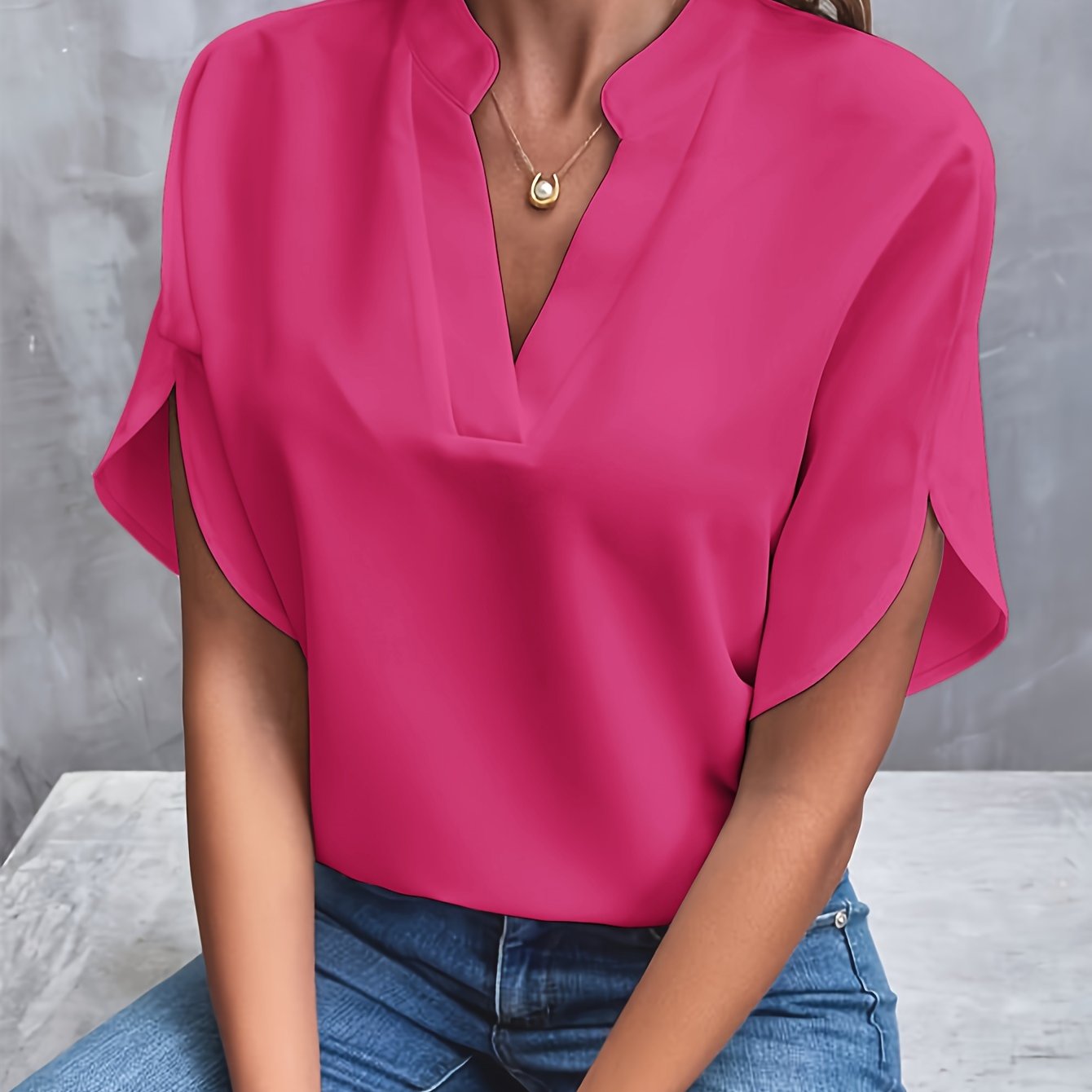 Ivyshape | Airy and Elegant Blouse