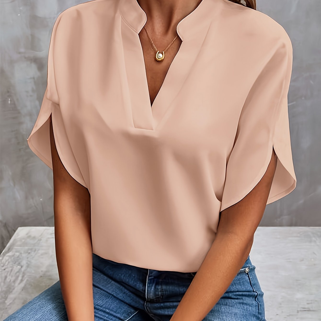 Ivyshape | Airy and Elegant Blouse