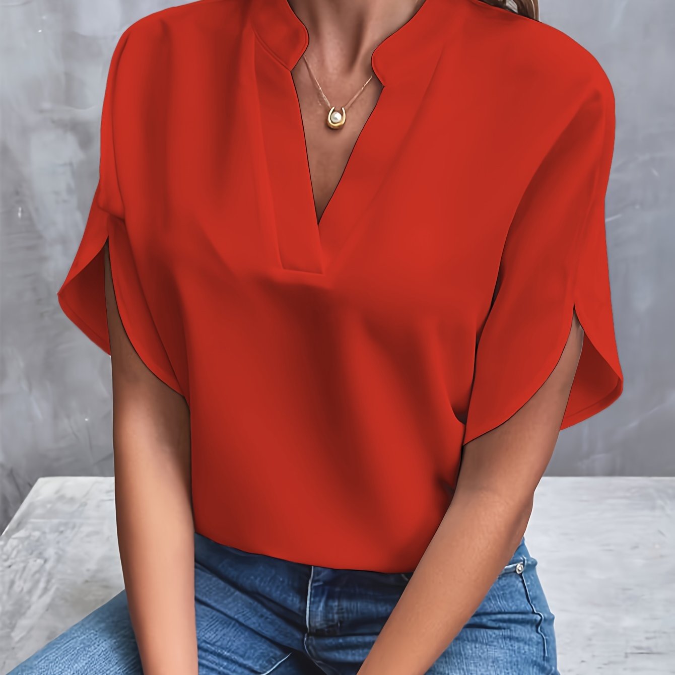 Ivyshape | Airy and Elegant Blouse