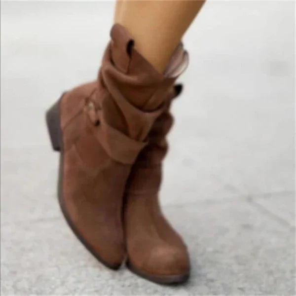 Ivyshape | Casual Boots With Low Heel