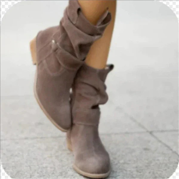 Ivyshape | Casual Boots With Low Heel