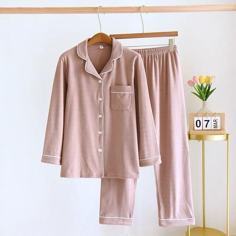 Ivyshape | Woolen Nightsuit Set