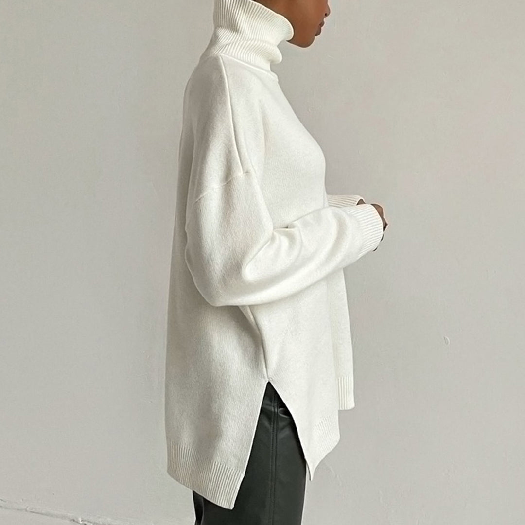 Ivyshape | Stylish Side Split Sweater