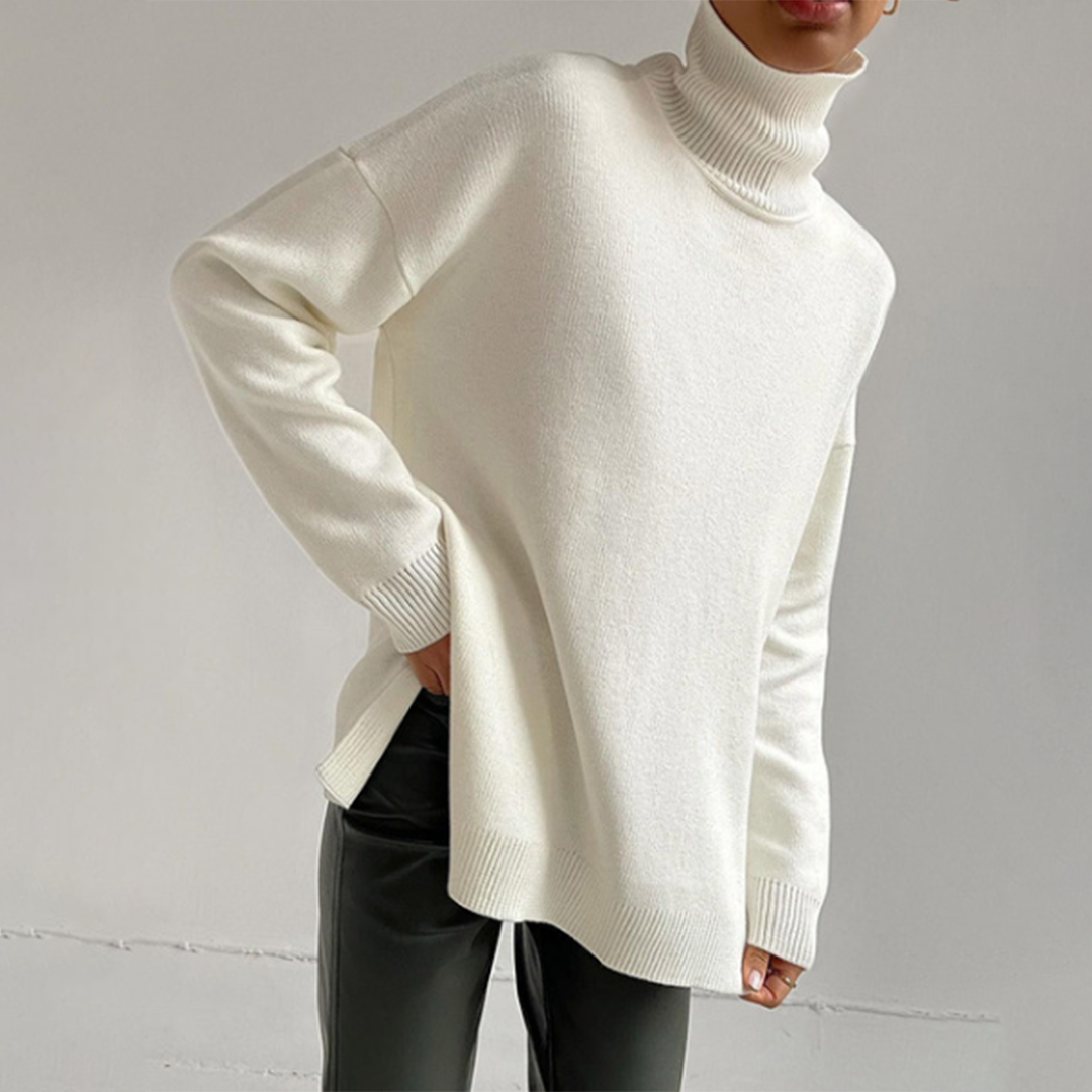 Ivyshape | Stylish Side Split Sweater