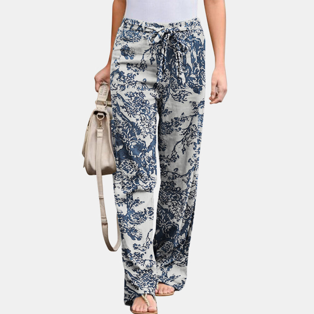 Ivyshape | Stylish Leisure Pants Flowerprint