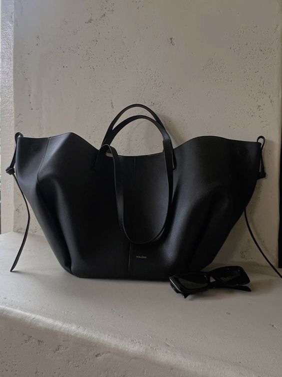 Schwarz ledertasche