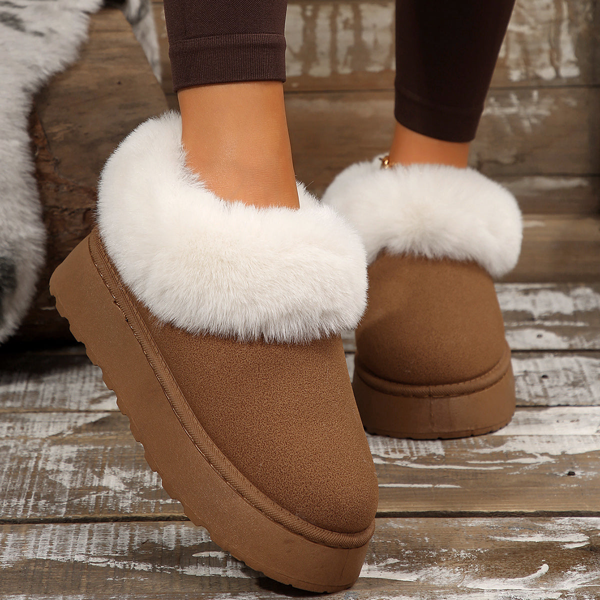 Women's Winter Fluffy House Shoes