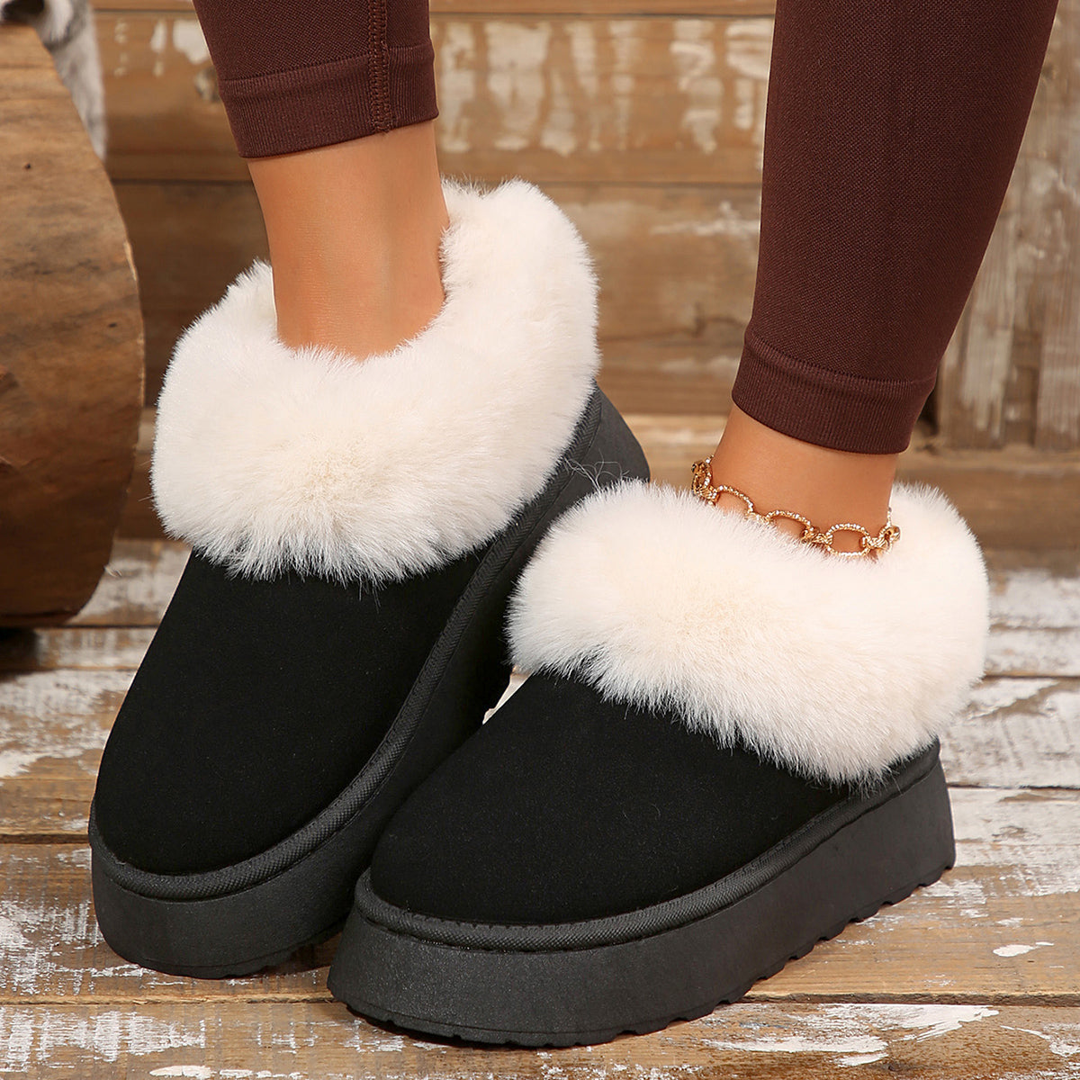 Women's Winter Fluffy House Shoes