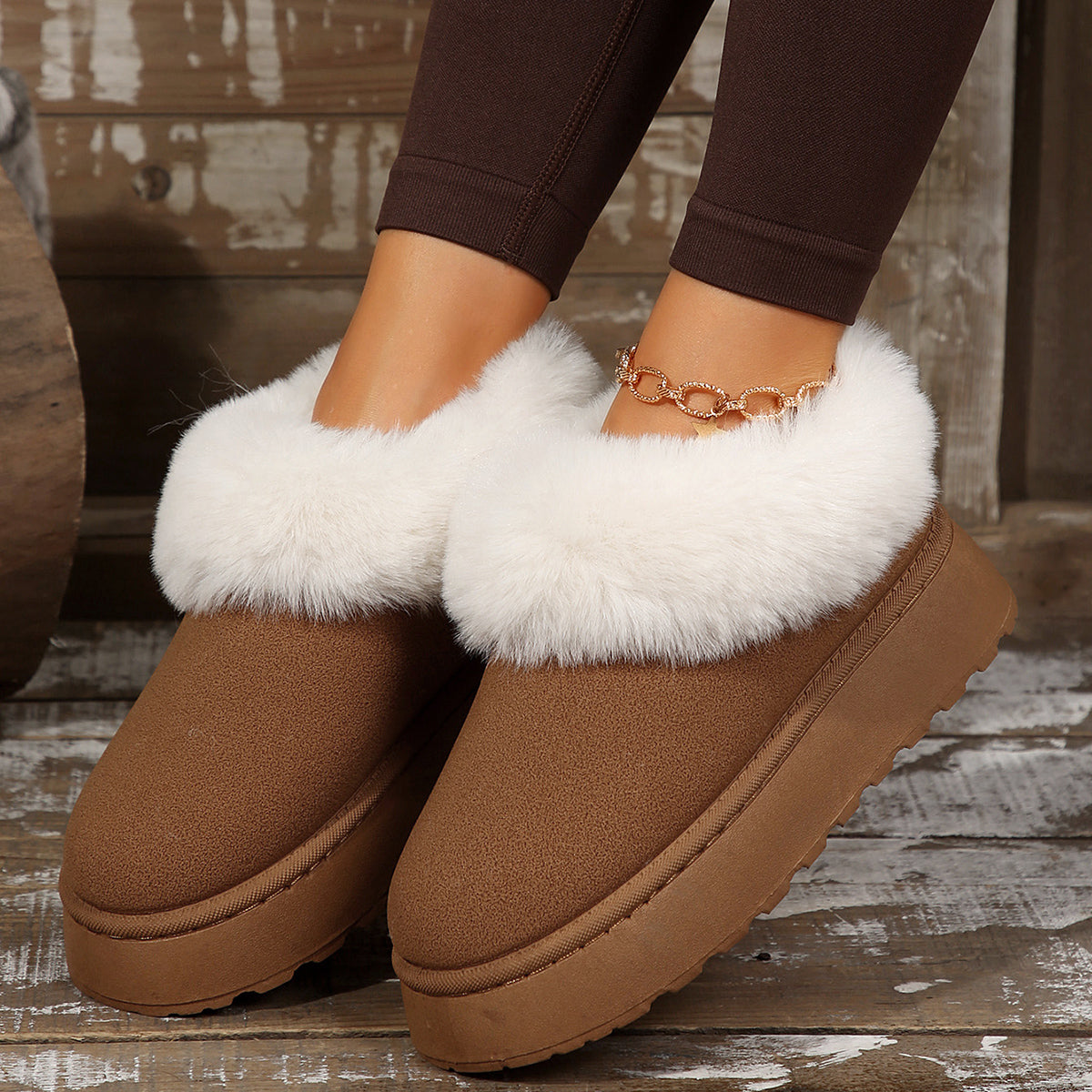 Women's Winter Fluffy House Shoes