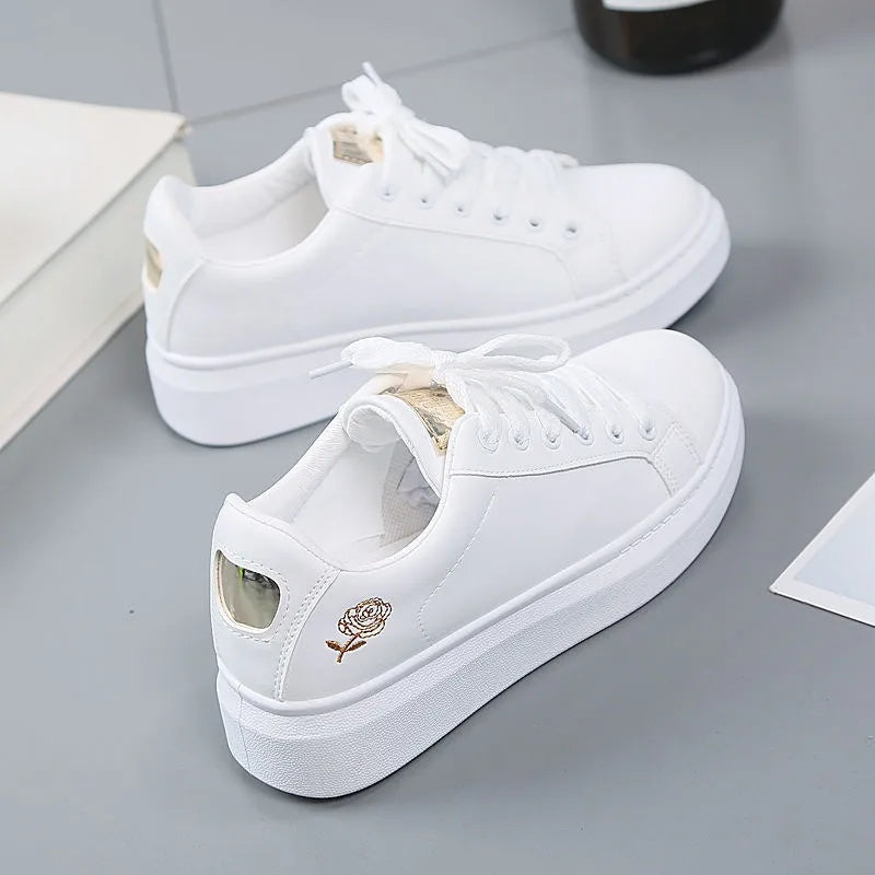 Chic Embroidered Sneakers for Women