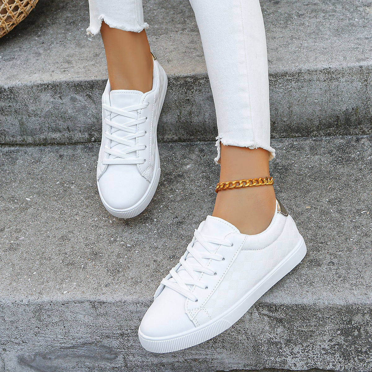 Stylish Breathable Platform Sneakers for Women