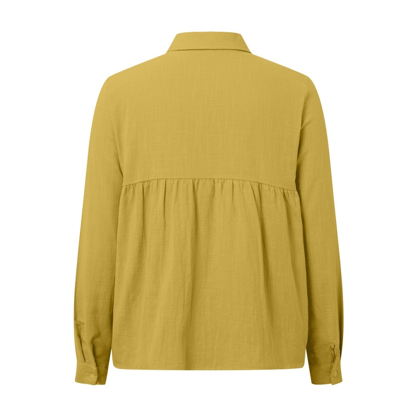 Ivyshape | Women'S Oversized V-Neck Long Sleeve Shirt