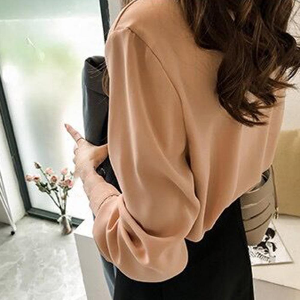 Long Sleeve Office Blouse