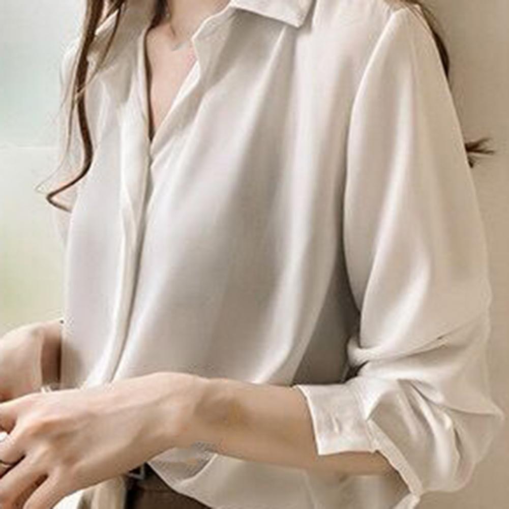 Long Sleeve Office Blouse