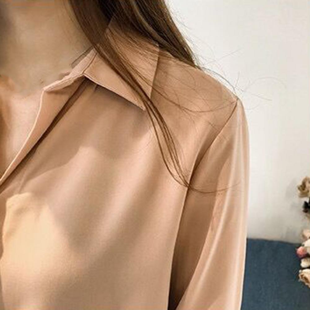 Long Sleeve Office Blouse