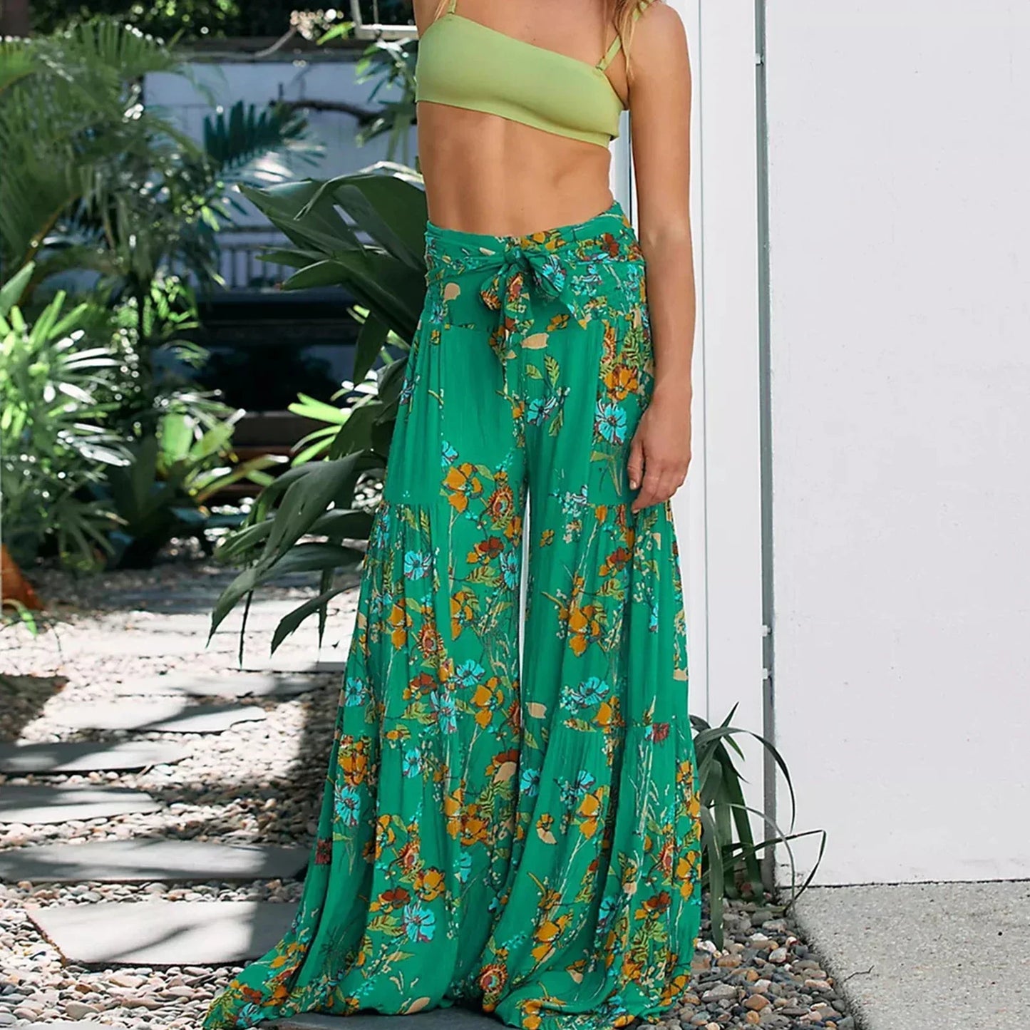 Ivyshape | Pants In Bohemian Style