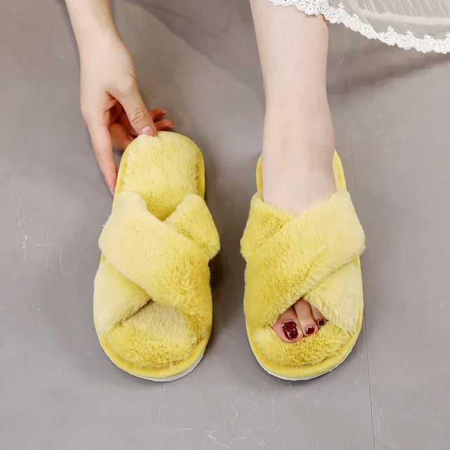 Cozy Faux Fur Slippers