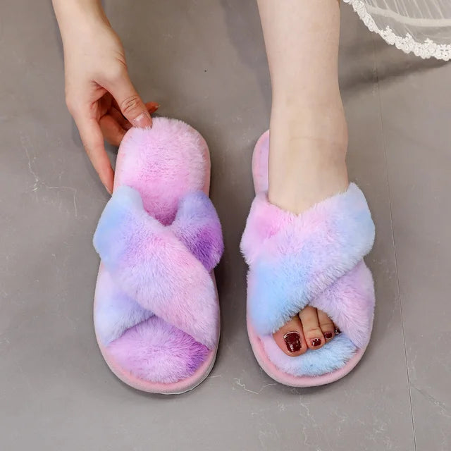 Cozy Faux Fur Slippers