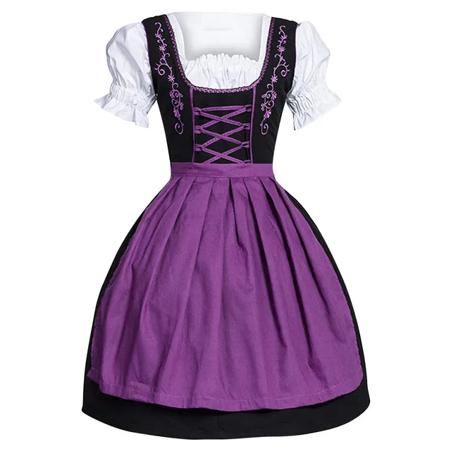 IvyShape Bavarian Oktoberfest Costume Trachten Dress