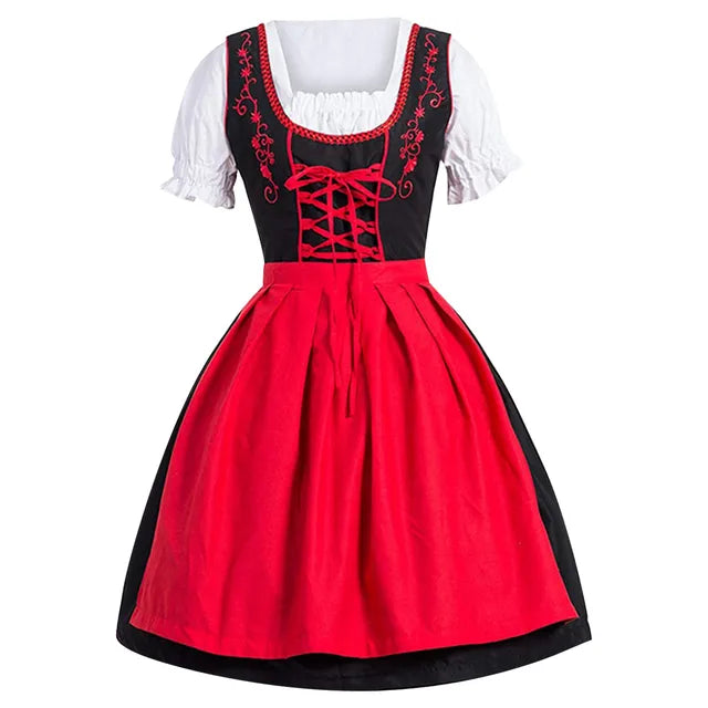 IvyShape Bavarian Oktoberfest Costume Trachten Dress