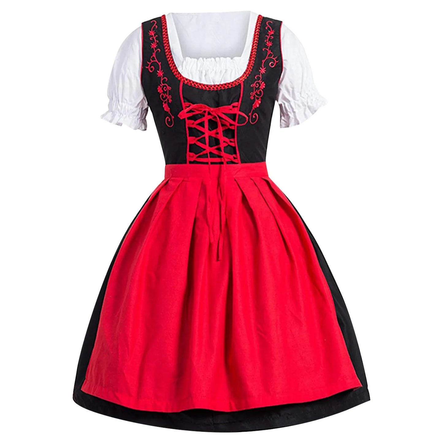 IvyShape Bavarian Oktoberfest Costume Trachten Dress