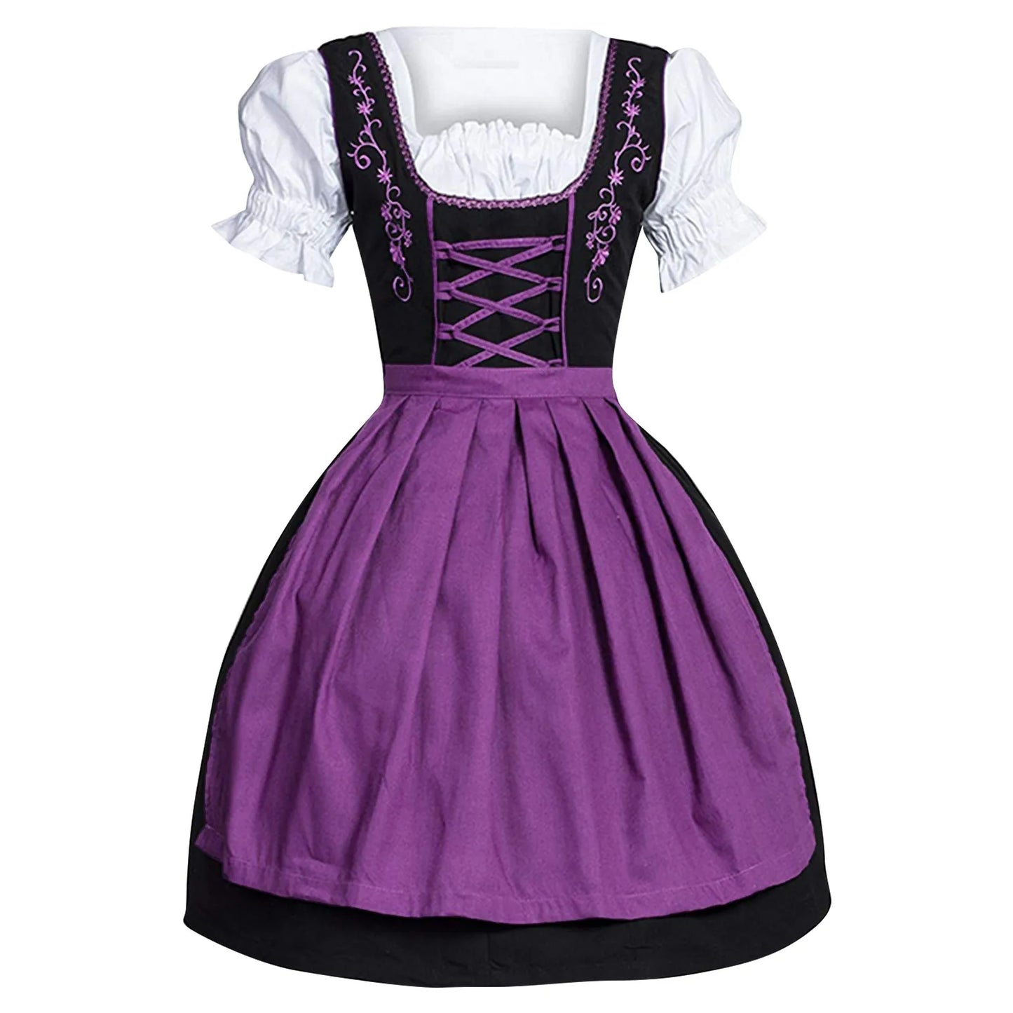 IvyShape Bavarian Oktoberfest Costume Trachten Dress