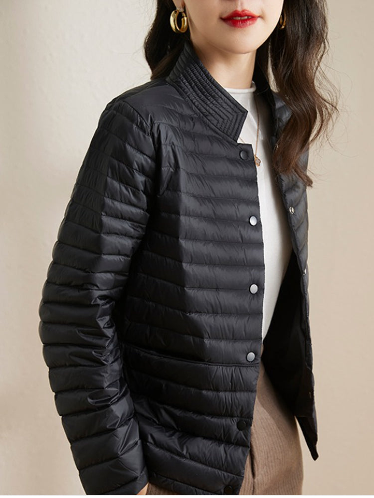 Ivyshape | Women'S Autumn Lightweight Short Puffer Jacket