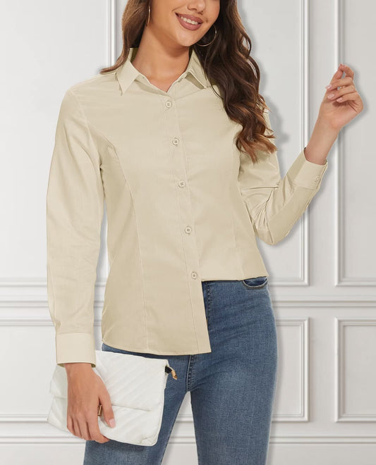 Ivyshape | Women'S Button Down Shirt