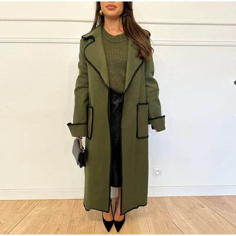 Ivyshape | Woolen Coat