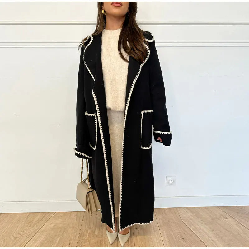 Ivyshape | Woolen Coat