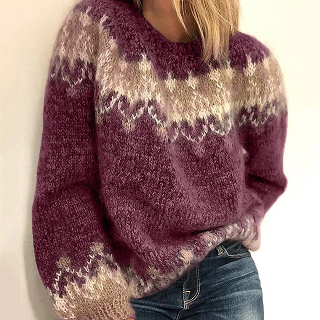 Ivyshape | Women'S Chunky Knit Sweater