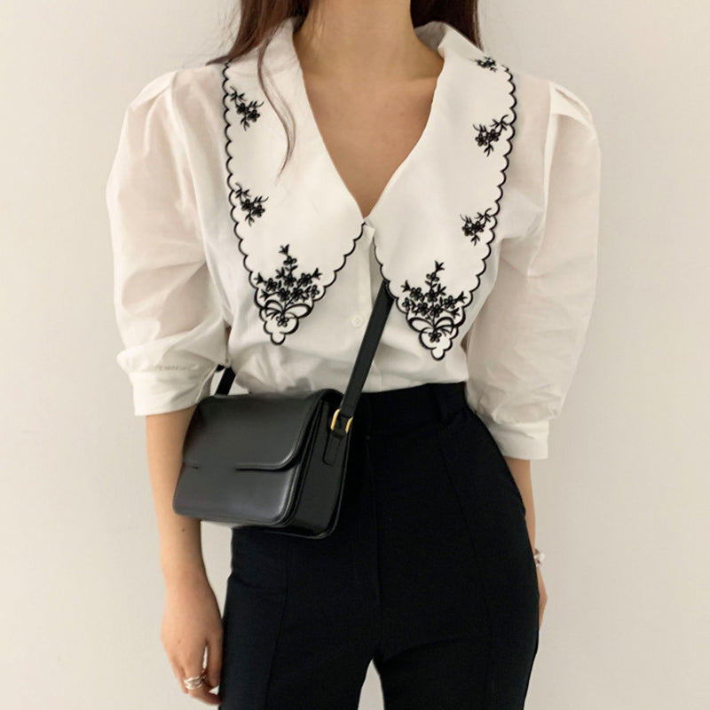 Embroidery Lace Blouse