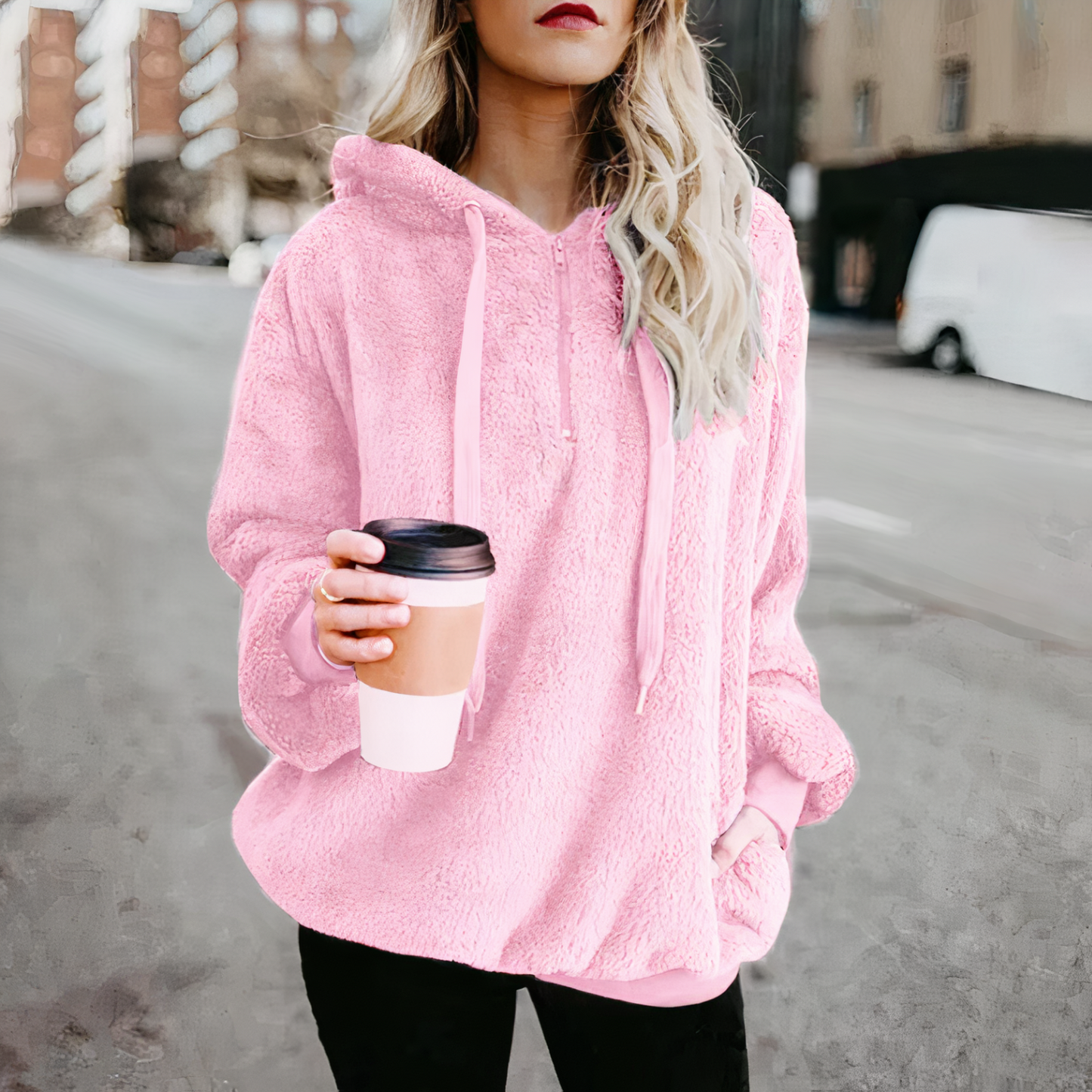 Ivyshape | Warmer Plush Hoodie