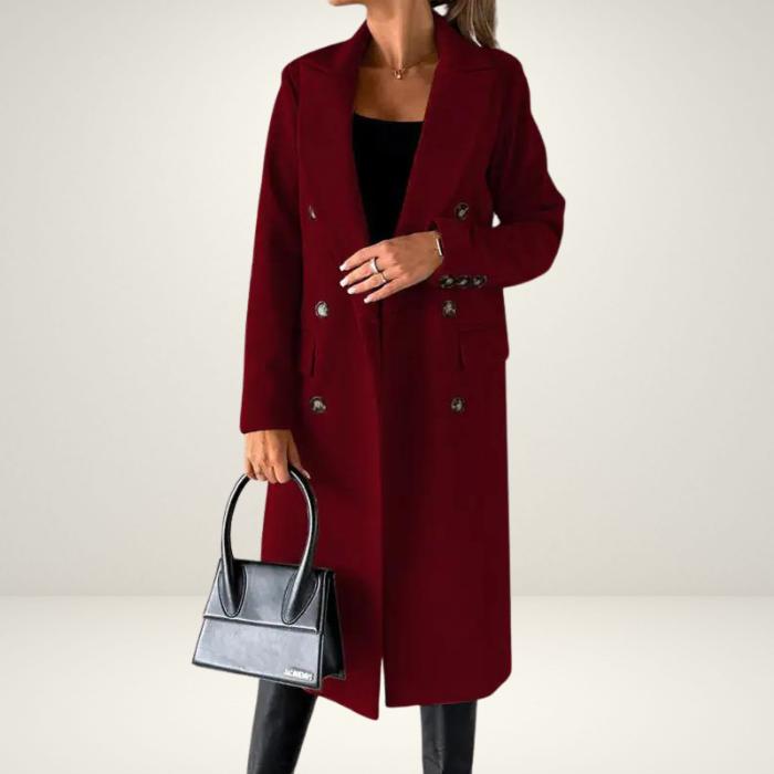 Ivyshape | Wool Coat Stylish Women's Coat For Fall And Winter