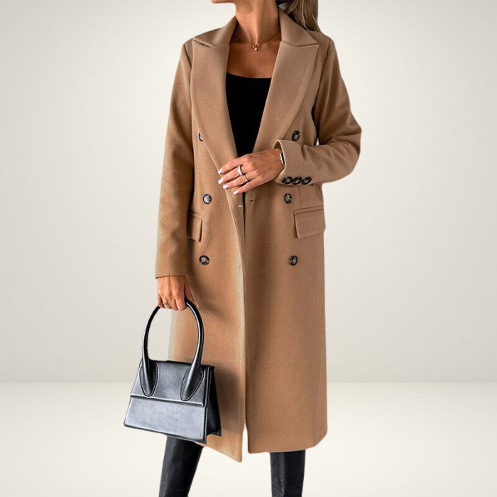 Ivyshape | Wool Coat Stylish Women's Coat For Fall And Winter