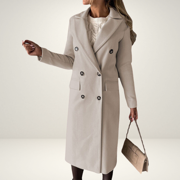 Ivyshape | Wool Coat Stylish Women's Coat For Fall And Winter