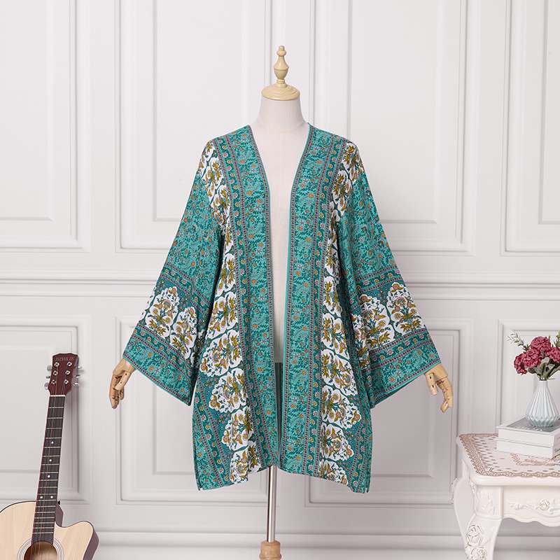 IvyShape | Boho-Kimono A Cheerful, Stylish, And Mid-Length Kimono!