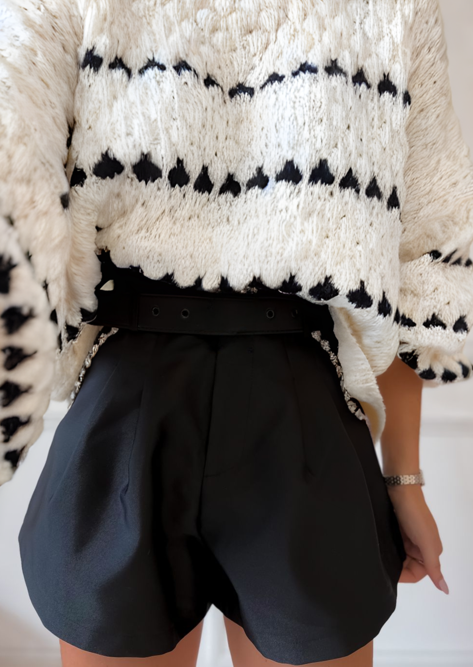 Ivyshape | Puff Sleeves Pull-Over Sweater