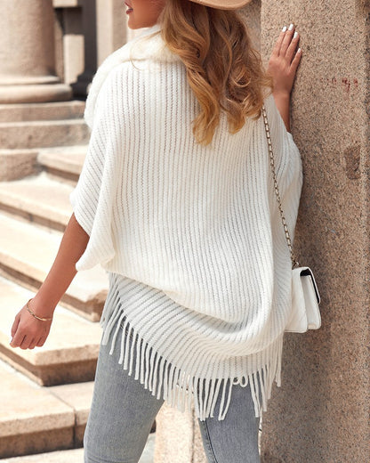 Ivyshape | Long Poncho