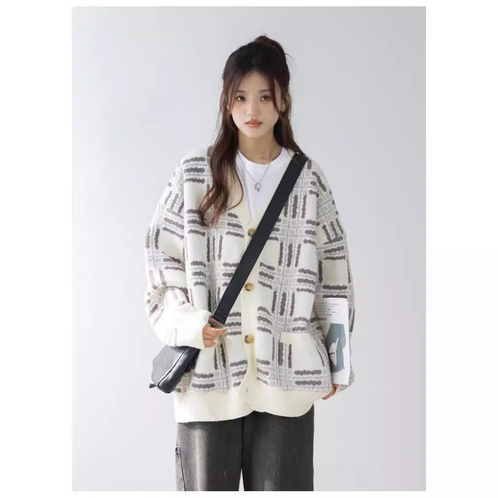 Ivyshape | Japanese Style Loose Lazy Sweater Coat