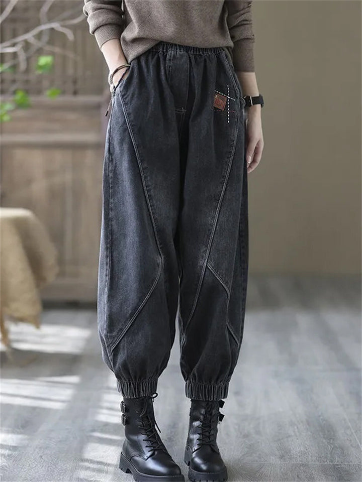 Vintage Loose Comfy All-match Street Jeans for Women