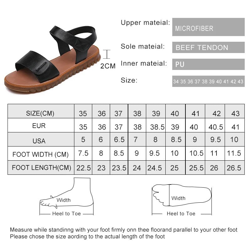 Casual Non-Slip Flat Sandals for Women