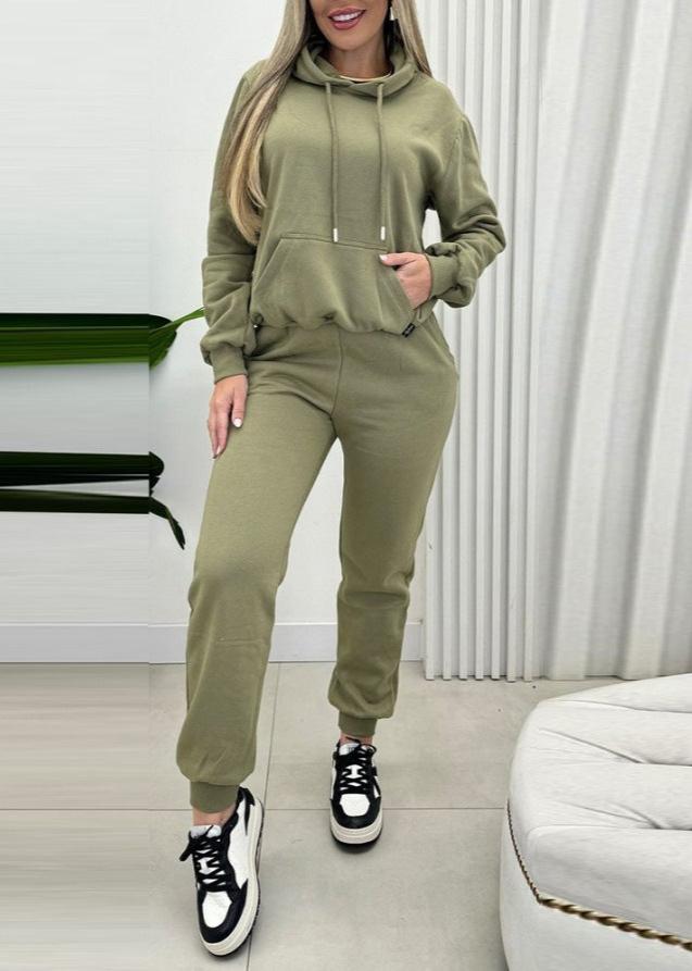 Ivyshape | Sweatshirt And Jogger Set