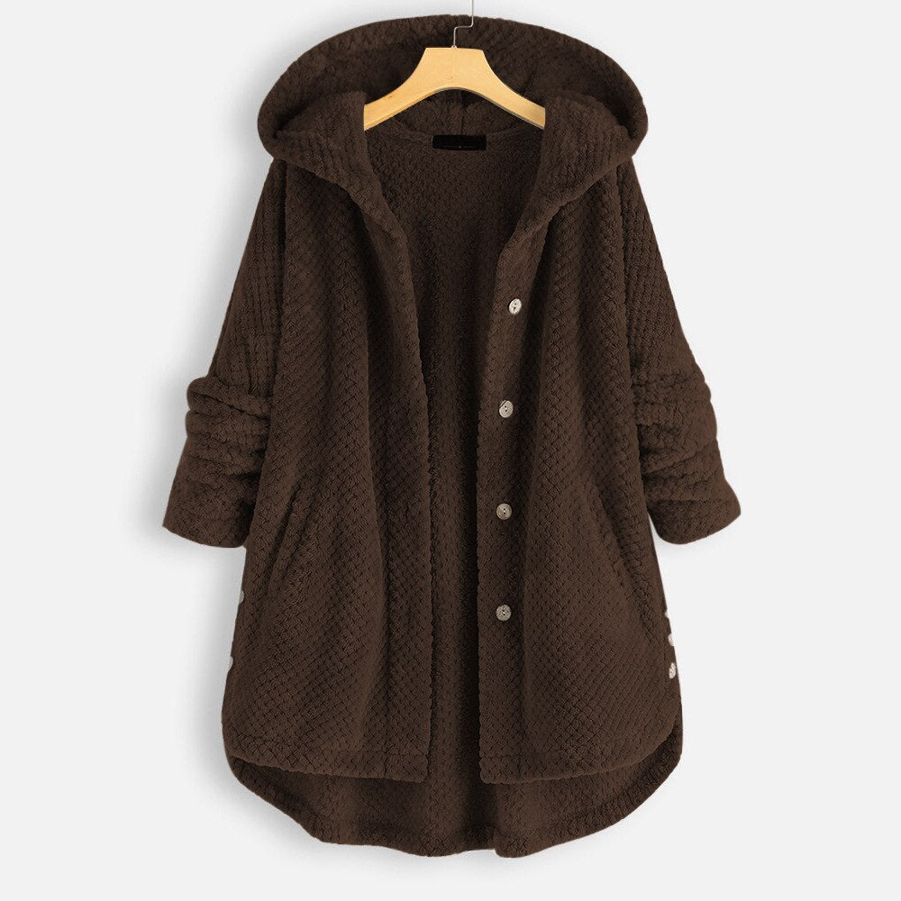 Ivyshape | Oversized Hooded Jacket for Women Arabella