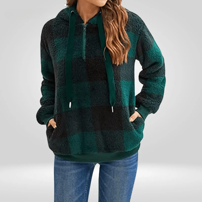 Ivyshape | Warm Half-Zip Sweater