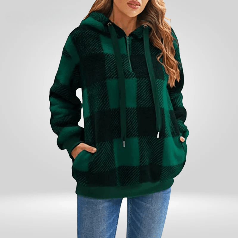 Ivyshape | Warm Half-Zip Sweater