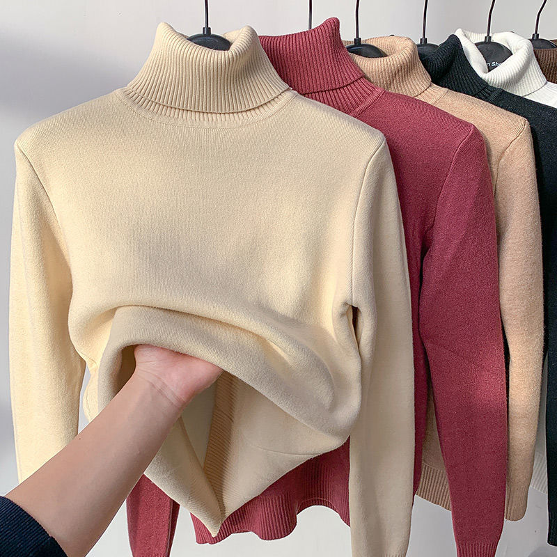 Ivyshape | Warm Turtleneck Pullover