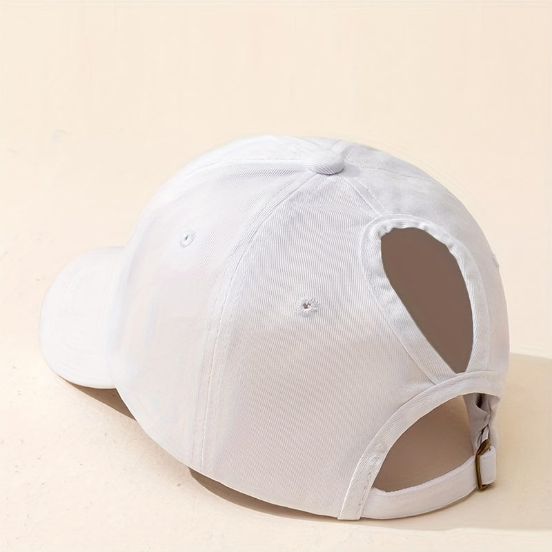 Ivyshape | Ponytail Baseball Cap With Breathable Comfort and UV Protection