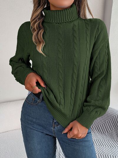 Ivyshape | Warm Turtleneck Sweater for Women